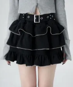 NANA × HARE カットオフデザインミニスカート ブラック 09 - メルカリ