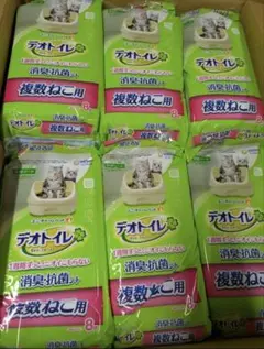 エコメルカリ便限定 デオトイレ ソープの香り消臭抗菌シート 20枚×6
