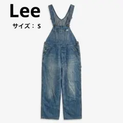 Lee デニムオーバーオール 30×33 日本製 濃紺 ローバック ペインター