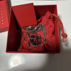 DIESEL リング型ペンダントネックレス