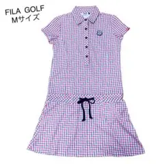 FILA GOLF フィラゴルフ　レディース　ゴルフウェア　半袖ワンピース　M