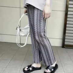 柄透かし編みパンツ　GORGE フリーサイズのサムネイル