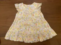 タルティーヌ・エ・ショコラ リバティ柄ワンピース 80cm〜90cm