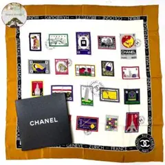 CHANEL 切手デザイン スカーフ 2025年最新】シャネル 切手の人気アイテム - メルカリ