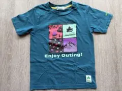 LOGOS アウトドアデザイン Tシャツ 130 ダークティールカラーのサムネイル