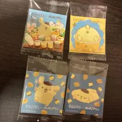 PASTEL×ポムポムプリン さくさくラスク シール4枚セット