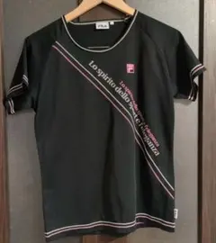 FILA ブラック Tシャツ 半袖 Lサイズ