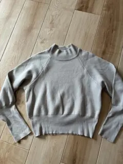 MURUA ベージュ 長袖ニットセーター Fサイズ