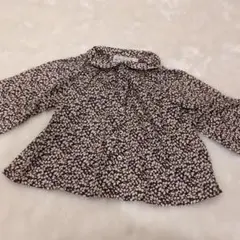 Bonpoint 花柄長袖シャツ 2A