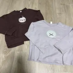 アプレレクール　100 トレーナー　長袖　保育園着　2枚セット