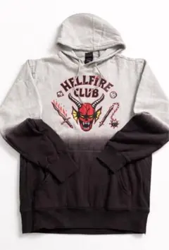 新品✨Stranger Things グレー　ブラック パーカー Mサイズ