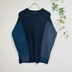 CONFIRM コンファーム【M】メンズ ケーブル編みニットセーター