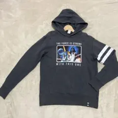 スターウォーズ フード付きパーカー ダークグレー