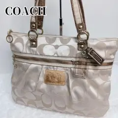 美品 COACH コーチ トートバッグ 馬車柄 ギャラリーF15144 - メルカリ