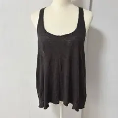 Aeropostale 【M〜L】ブラック タンクトップ ゆったり カジュアルのサムネイル