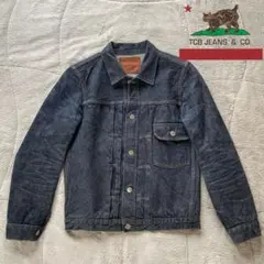 44 赤タブ S40s 大戦モデル TCB デニムジャケット TCB JEANS S40's 旧型 大戦モデル 赤タブ デニムジャケット 44 - メルカリ