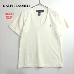 【美品】RALPH LAUREN ラルフローレン VネックTシャツ XSのサムネイル