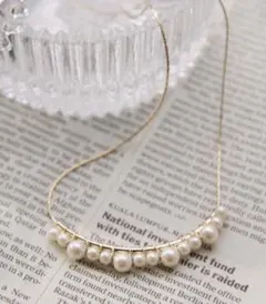 colleca la パールパイプネックレス