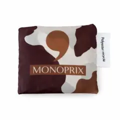 ⭐︎新品・春夏の新柄・フランス モノプリ エコバッグ・牛柄ブラウン⭐︎のサムネイル