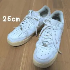 NIKE AIR FORCE 1 ホワイト スニーカー 26cm