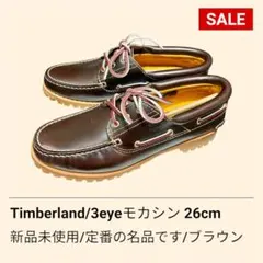 【新品】【訳あり】【セール】26cm ティンバーランド 3eye モカシン Timberland 3eye モカシン ブラック