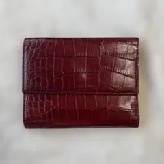 COMME CA DU MODE 二つ折り財布 バーガンディ - メルカリ
