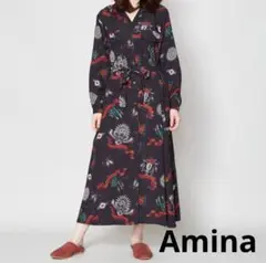 シャツワンピース ロングワンピース