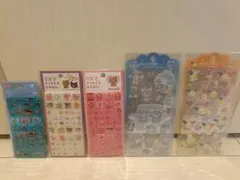 【正規品】日焼けキティ、ミルモでポン、マイメロクロミドロップジュエリー5枚セット