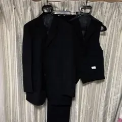 じゃくそん様専用の 黒のビジネススーツ（ジャケット＋ベスト）