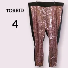 TORRID【4】スパンコールパンツ ダンス ステージ衣装 大きいサイズ