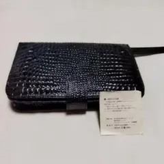 ブラックバニティポーチ　新品未使用　難有り