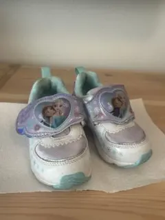 ムーンスター　キッズスニーカー アナと雪の女王　光る