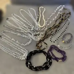 ネックレスセット 13本 シルバー ブラック パープル