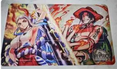 ワンピースカード　アジア中国 限定 ヤマト　エース　上位限定プレイマット