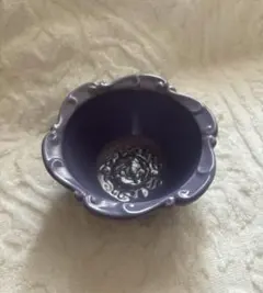 ANNA SUI 花型小物入れ ラベンダーカラー・紫