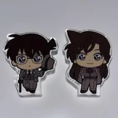 名探偵コナン　一番くじ　I賞アクリルブロック　江戸川コナン&蘭