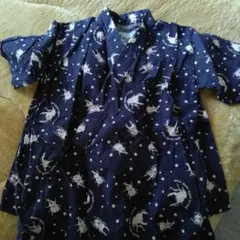 和風半袖シャツとショートパンツセット