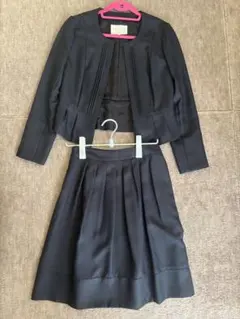 NATURAL BEAUTYダークネイビー ジャケット&スカート