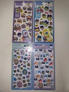 平成はっぴーフォンみみっち ボンボンドロップシールプチドロップシール4枚セット✨