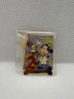 ミッキーマウス ドナルドダック アニバーサリーピンバッジ