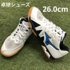 卓球シューズ　ウエーブメダルライズ　26.0cm