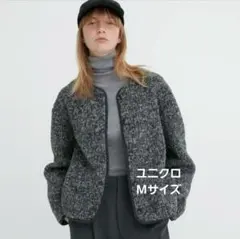 UNIQLO フリースジャケット M グレー系