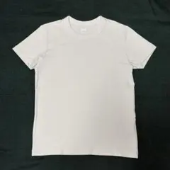 UNIQLO U クルーネックT 半袖 M ベージュ コットン100％ 無地
