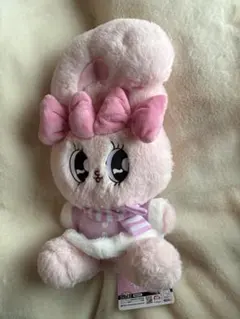 エスターバニー　ホリデーマフラーBIGぬいぐるみ　ピンク