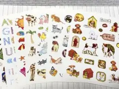 エンボスキラキラステッカーまとめ売り平成レトロ