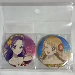 絢瀬絵里 ラブライブ μ's スクフェス 感謝祭 缶バッジ トロピカル