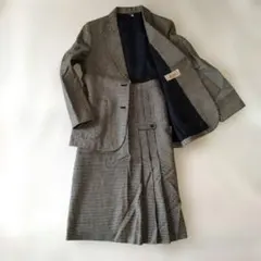 Addenda アデンダ スカートセットアップ ハウンドトゥース柄