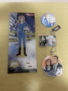 名探偵コナン 萩原千速 アクリルスタンド キーホルダー 缶バッジ