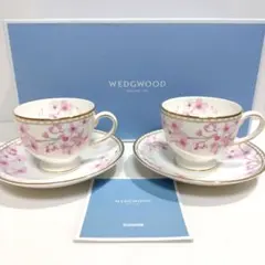 ウェッジウッド 桜 スプリングブロッサム カップ＆ソーサー ペア