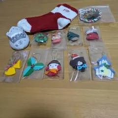 クリスマス飾りとキャンドル